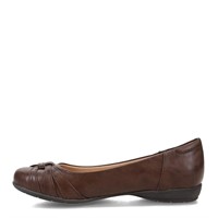 SOUL Naturalizer Women's, Gift Flat, Brown, 9.5 Wi