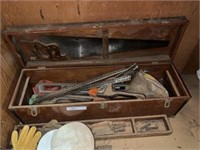 Carpenter's Chest with Hand Tools