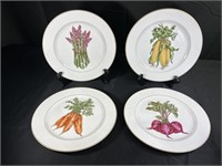 Fitz and Floyd "Vegetable Harvest" Plates