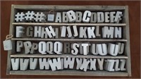 Cement 2" Tall Letters -see details