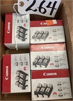 4 Boxes of Cannon Black Ink