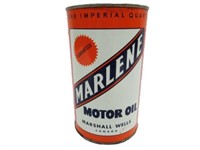 MARLENE MOTOR OIL IMPERIAL QUART CAN