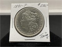 1881-P Morgan Silver Dollar