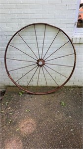 53in metal wagon wheel
