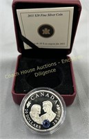 2011 Canada 20 dollar .999 fine silver proof coin