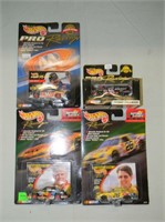 3 Carded/1 boxed Hot Wheels cars