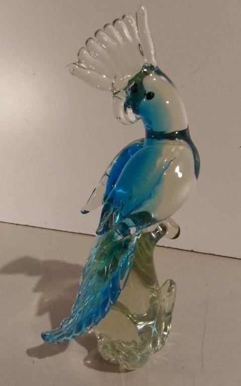 Blown Glass cockatoo