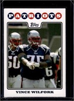 Vince Wilfork 2008 Topps #201