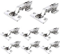 8 Pieces Stainless Steel Cabinet Hinges Soft