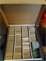 Medium box of 1980s baseball cards