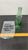 1950s Mount Vernon, Washington Stubby Coke
