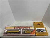 Vintage HO scale deluxe locomotive and San