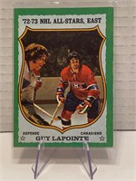 Guy Lapointe 1973/74 All-Star Card