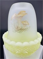 Mosser Mushrooms On Custard Fairy Lamp Uv