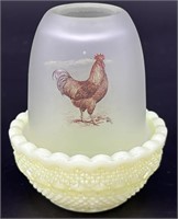 Mosser Hp Rooster On Custard Fairy Lamp Uv