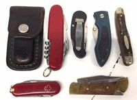 Collection Of Small Pocket Knifes