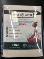 Even Temp King Sheets-IVORY Retails $75