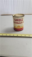 Vintage  shell grease can