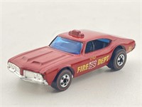 1969 Red Line Hot-Wheels Fire Dept. Oldsmobile