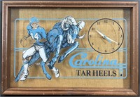 Vintage UNC Carolina Tarheels Wall Clock