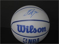 STEPHEN CURRY SIGNED BASKETBALL W/COA