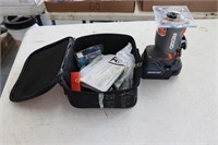 Ridgid Battery Operated Router in case