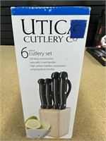 Utica 6 Cutlery Knife Set.