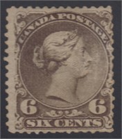 Canada Stamps #27 with faults, no cancel visible b