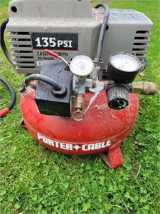 135 PSI Porter Cable Air Compressor Portable