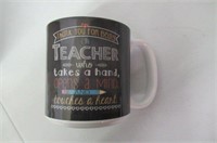 Teacher Mind and Heart Extra Large Mug 20-Ounce