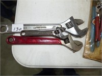 3 CRESENT WRENCHES