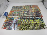 24 comic books dont Spider-Man, Hawkman et ++