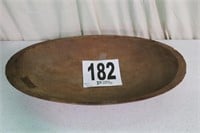 Vintage Wooden Dough Bowl(R1)