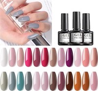 Gel Nail Polish, 24 pcs, See actual for colours,