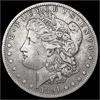 1891-O Morgan Silver Dollar NEARLY UNCIRCULATED