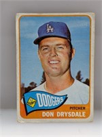 1965 Topps Don Drysdale #260 Crease