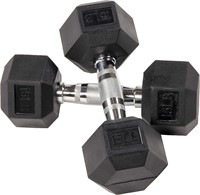 BalanceFrom 15LB Dumbbell Weight Set