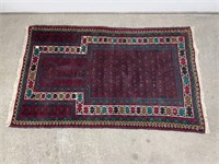 Woven Wool Rug 4ft x 2-1/2ft