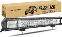 SKYWORLD Triple Row LED Work Light Bar