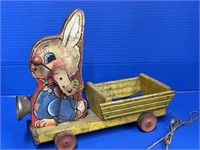 Rabbit pull toy