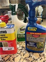 Ortho Vegation Killer, RoundUp, and Weed Control