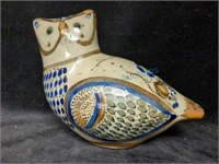 Vintage Mexican pottery owl