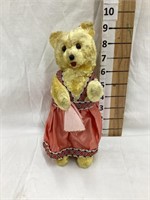 Vintage Wind-Up Toy Bear, Working, 9 1/2”T