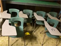 6 school desks