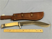 DNZ Damascus blade buck knife        (j 4)