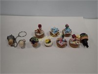 Collection of 10 Decorated Wine Corks
