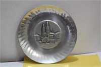 A Hand Hammered Souvenir Plate