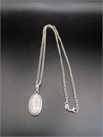 Hand Crafted .925 Silver Pendent w/ Stone