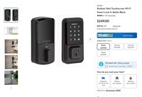 C1266  Kwikset Smart Lock In Matte Black