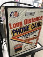 Long Distance Phone Card vending machine